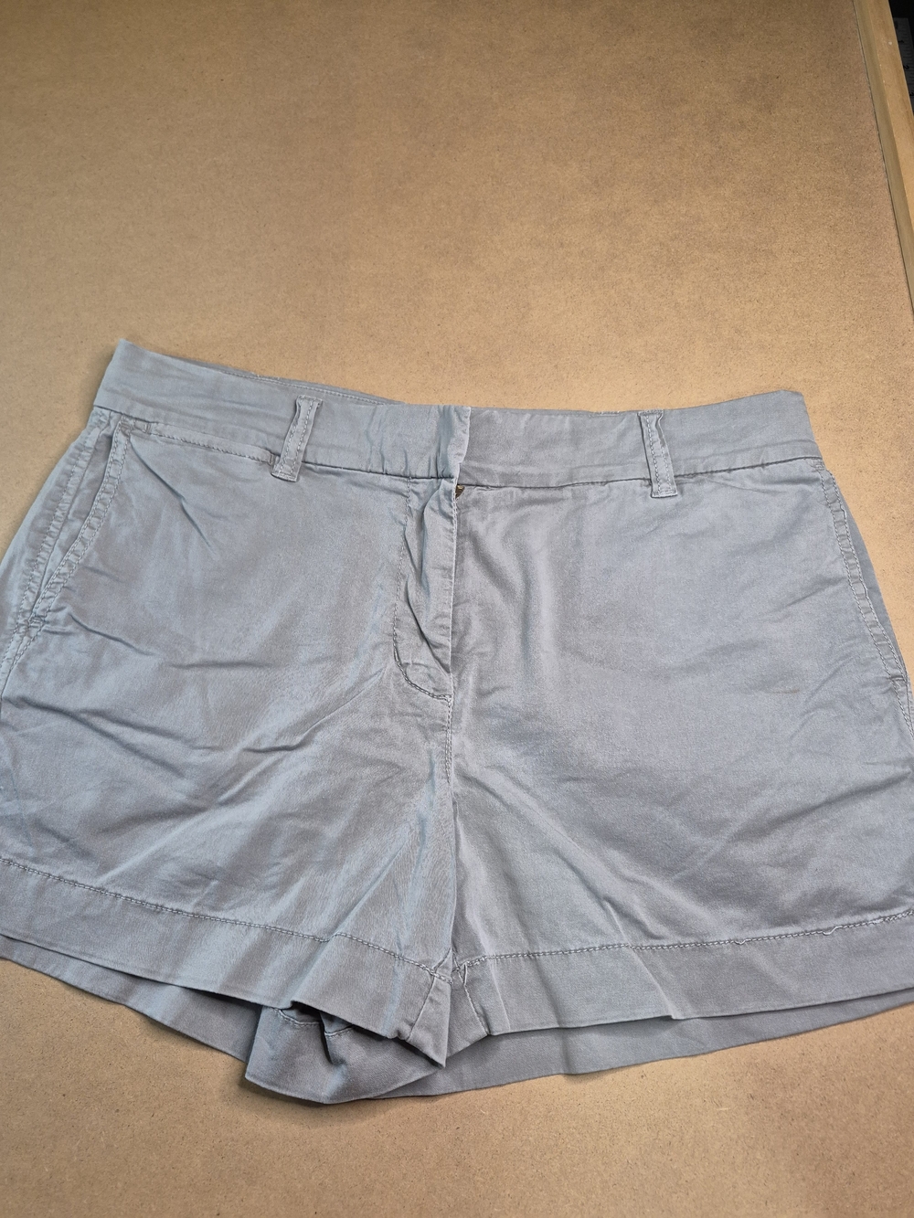 J. Crew Light Gray Women's Cotton-Blend Bermuda Shorts